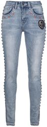 Megan - Jeans with Rhinestones