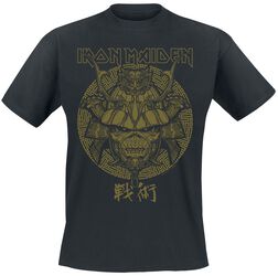 Samurai Eddie Gold Graphic, Iron Maiden, Camiseta