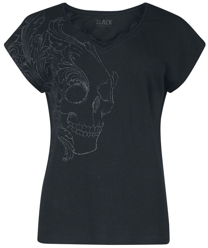 Skull print and lace