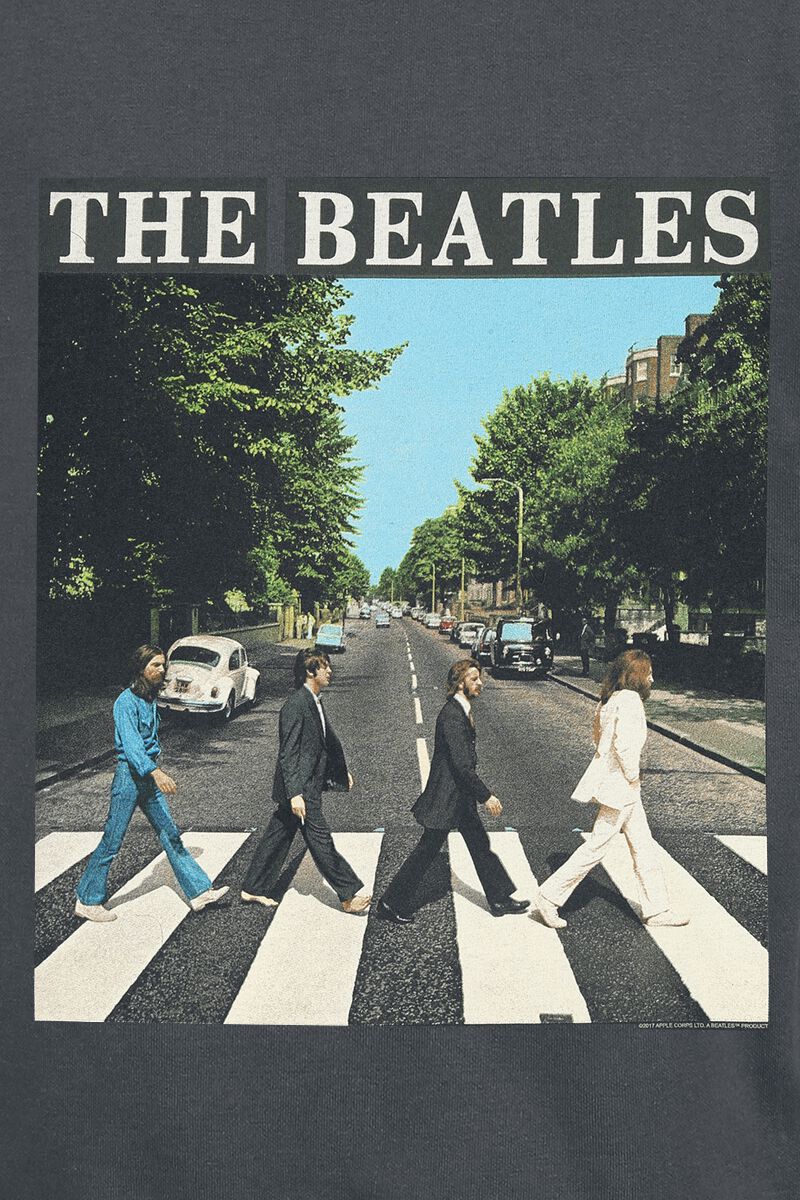 The Beatles Camiseta Oficial De Abbey Road Cover Para Hombre ( Blanco), Blanco
