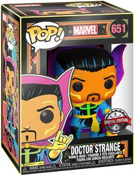 Figura vinilo Black Light - Doctor Strange 651, Doctor Strange, ¡Funko Pop!
