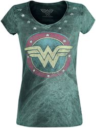 Vintage Logo, Wonder Woman, Camiseta