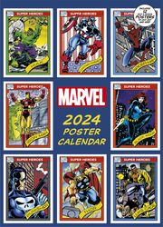Póster calendario 2024, Marvel, Calendario de Pared