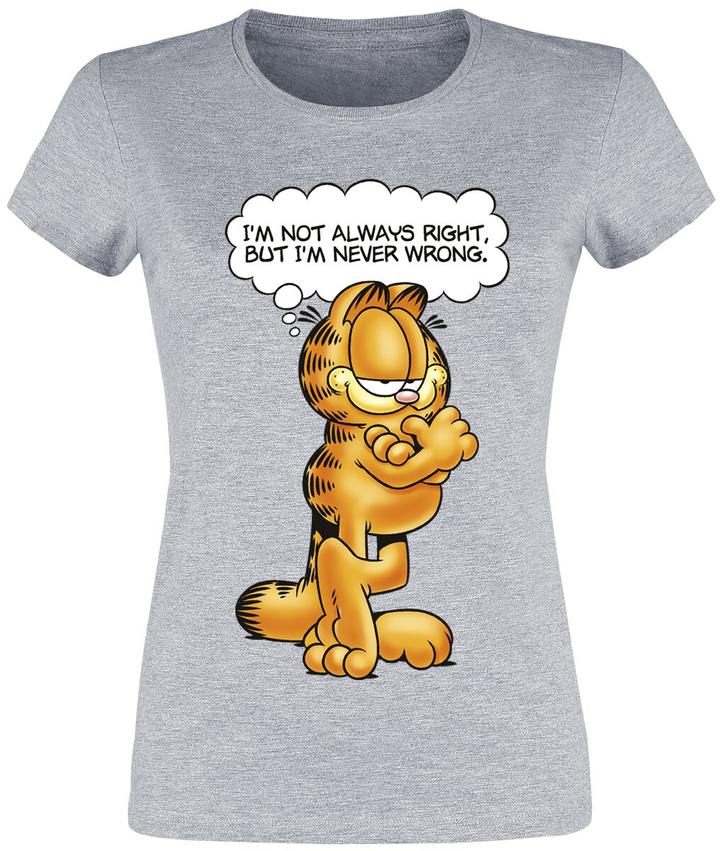 I´m Not Always Right, But I´m Never Wrong Garfield Camiseta EMP