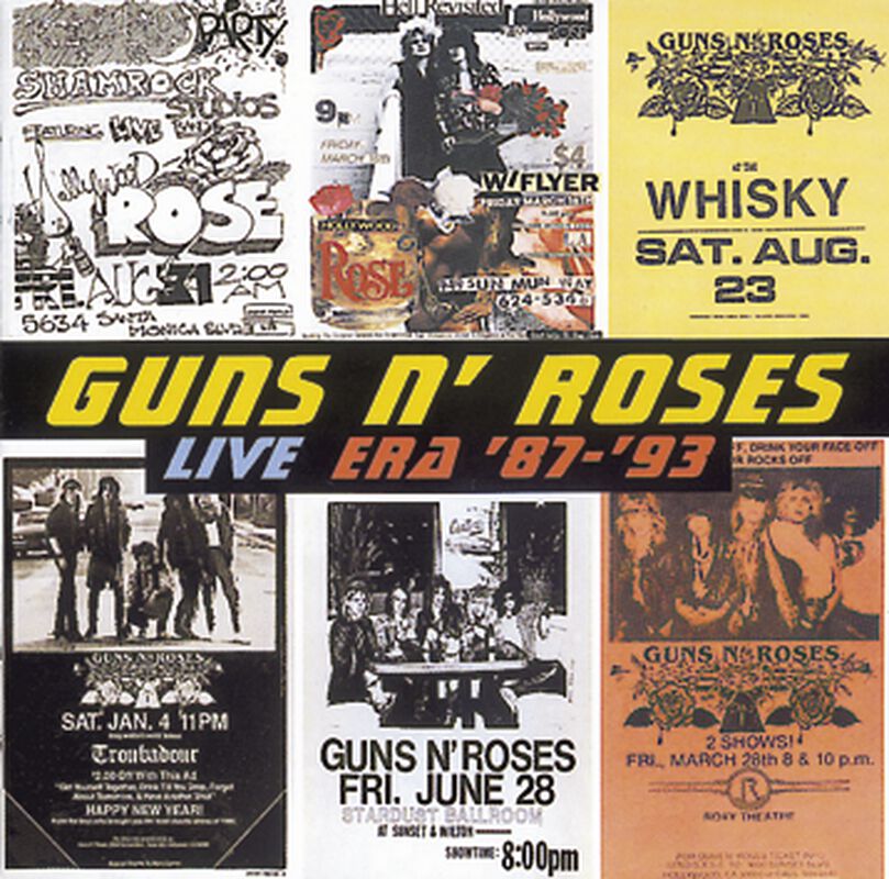 Live era 1987-93, Guns N' Roses CD