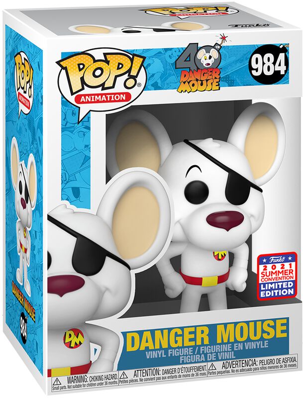 Figura vinilo SDCC 2021 - Danger Mouse (Funko Shop Europe) 984