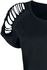 Camiseta negra con cortes en las mangas