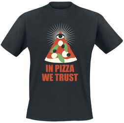 In pizza we trust, Food, Camiseta