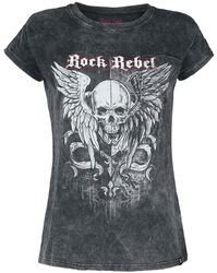 Eye-catching skull, Rock Rebel by EMP, Camiseta