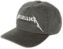 Glitch Logo - Washed Dad Cap, Metallica, Gorra