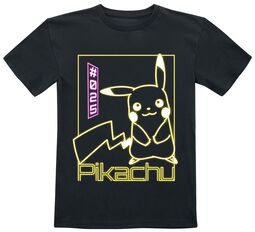 Kids - Pikachu Neon, Pokémon, Camiseta
