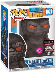 Figura vinilo Kong with Battle Axe (Flocked) 1021