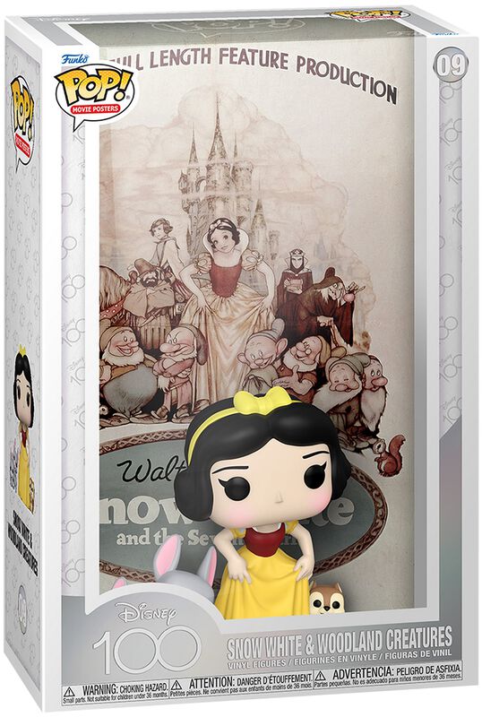 Figura vinilo Disney 100 - Funko POP! Film poster - Snow White no. 09