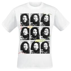Photo Collage, Bob Marley, Camiseta