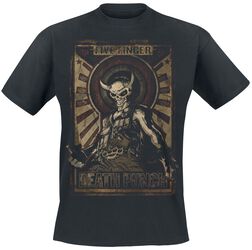 Camiseta Five Finger Death Punch FFDP Howe Eagle Band Oficial Nuevo Negro Tfo976