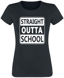 Straight outta school, Slogans, Camiseta