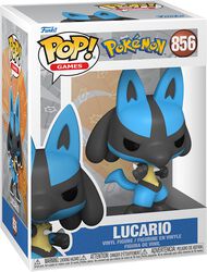 Figura vinilo Lucario 856, Pokémon, ¡Funko Pop!