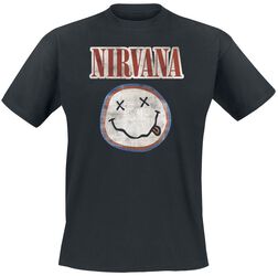 Distressed Logo, Nirvana, Camiseta