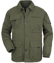 Army Field Jacket, Black Premium by EMP, Chaqueta entre-tiempo