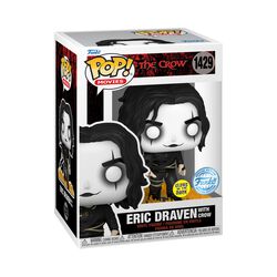 Figura vinilo Eric Draven with Crow (Glow in the Dark) 1429, The Crow, ¡Funko Pop!