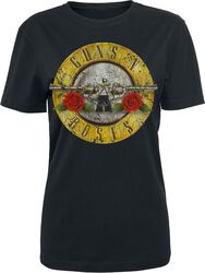 Bullet Logo Distressed, Guns N' Roses, Camiseta