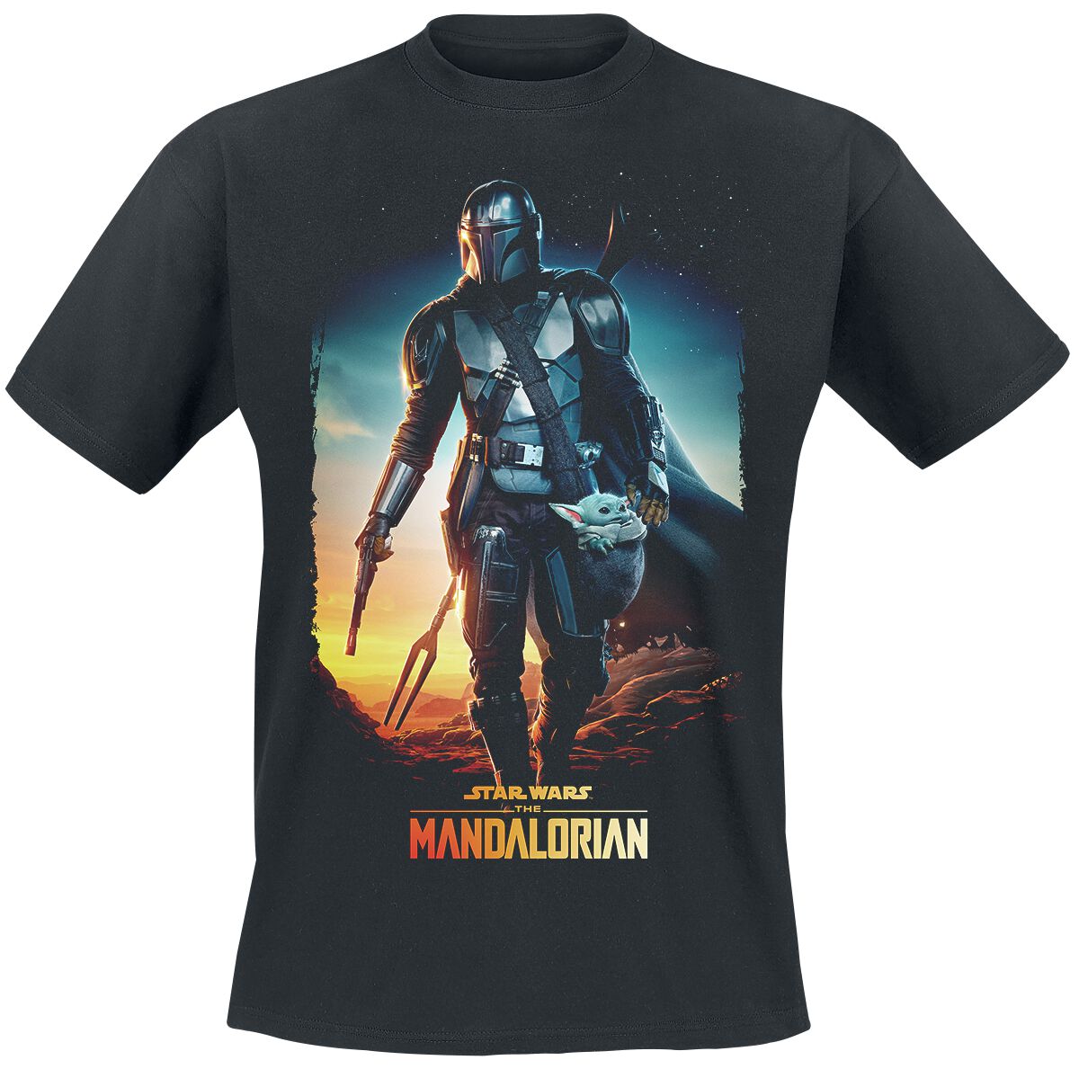 The Mandalorian Through the Galaxy Star Wars Camiseta EMP
