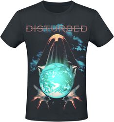 Glowing Orb Globe, Disturbed, Camiseta