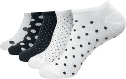 No Show Socks Dots 5-Pack, Urban Classics, Calcetines