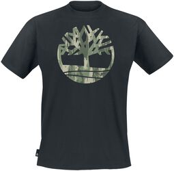 Kennebec River Camo Tree Logo Short Sleeved, Timberland, Camiseta