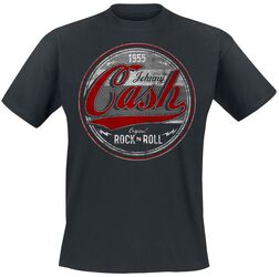 Original Rock n Roll Red/Grey, Johnny Cash, Camiseta