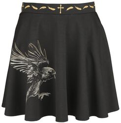 Gothicana X The Crow falda, Gothicana by EMP, Minifalda