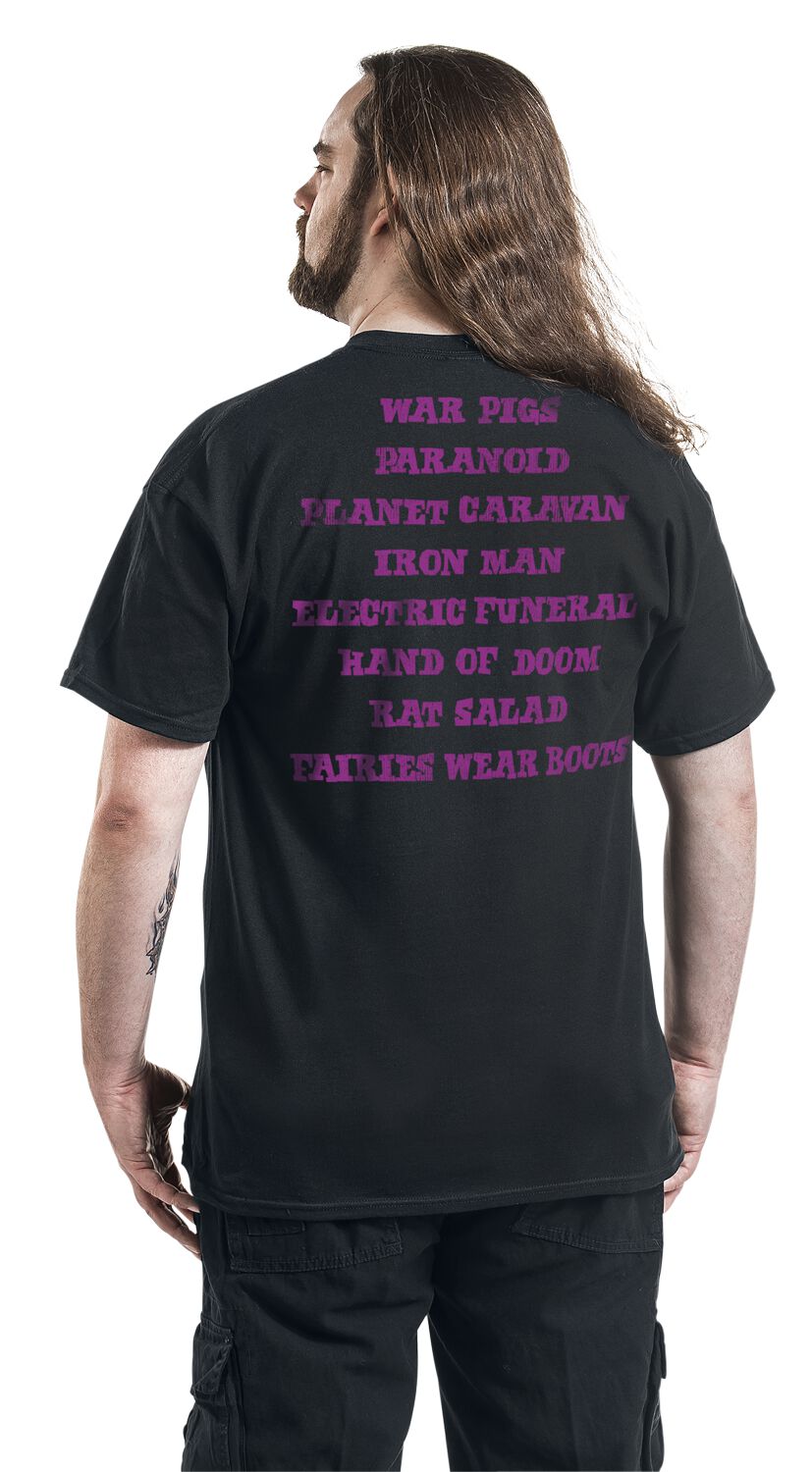 Paranoid Tracklist | Black Sabbath Camiseta |