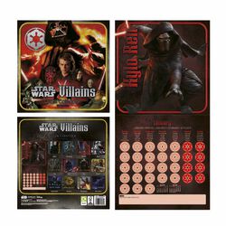 Villains - 2024 calendario de pared, Star Wars, Calendario de Pared