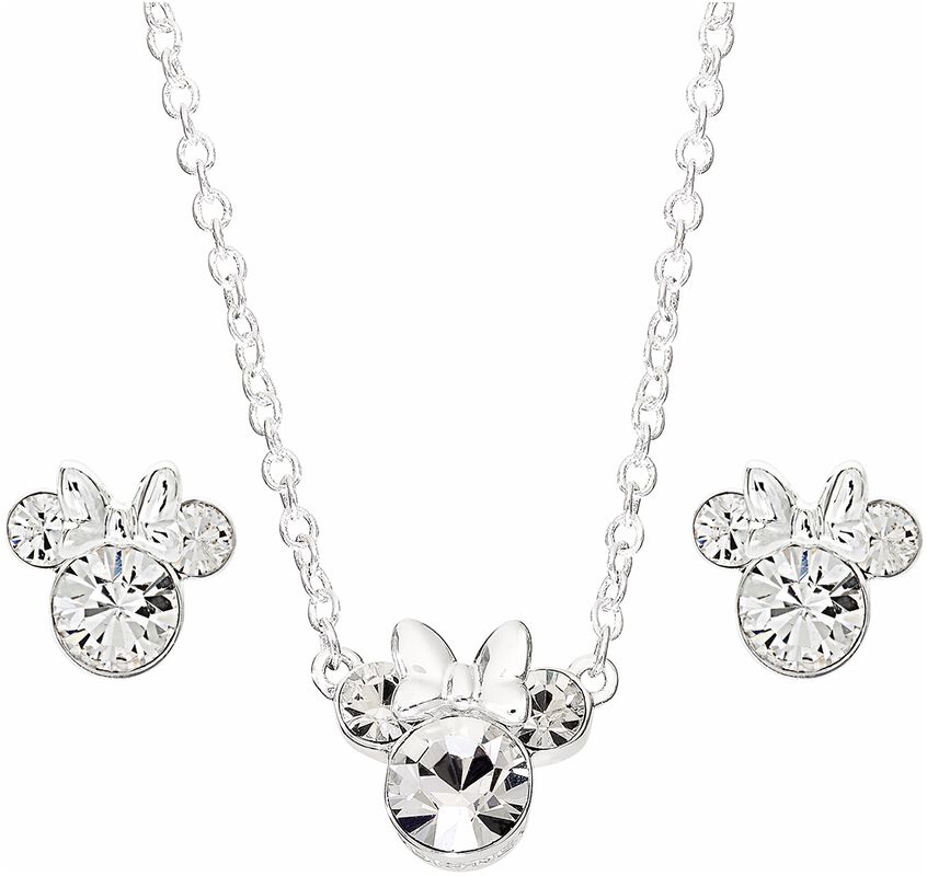 Minnie Mouse - Collar y pendientes
