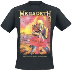 Peace Sell Setlist Vintage, Megadeth, Camiseta