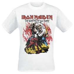 Stylised Dancing Flames, Iron Maiden, Camiseta