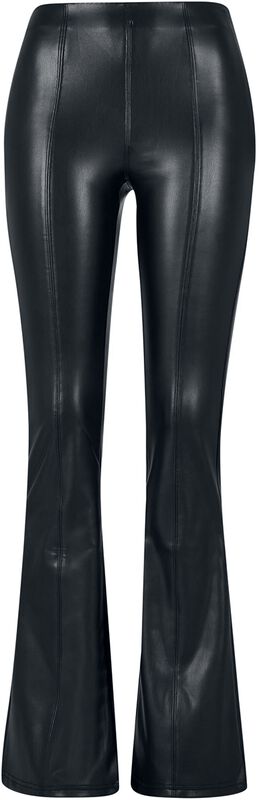 Ladies’ faux-leather flared
