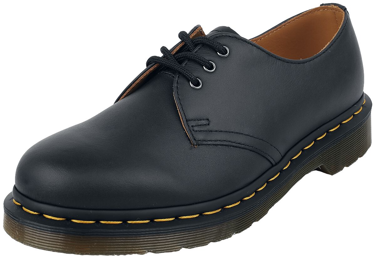 1461 Black Nappa Martens Zapatos con cordones EMP