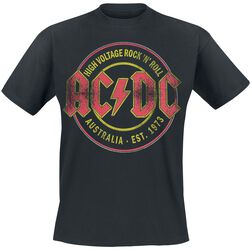 High Voltage - Rock 'N' Roll - Australia Est. 1973, AC/DC, Camiseta