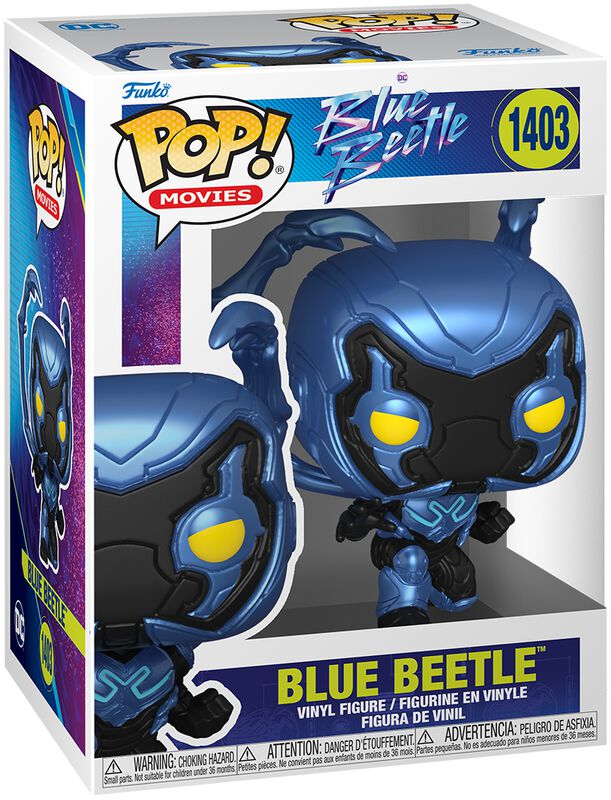 Figura vinilo Blue Beetle (posible Chase) no. 1403