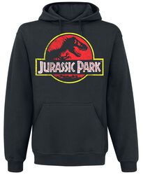 Distressed Logo, Jurassic Park, Sudadera con capucha