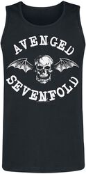 Skull Logo, Avenged Sevenfold, Top tirante ancho