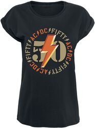 Fifty Bold Emblem, AC/DC, Camiseta