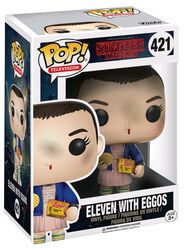 Figura Vinilo Eleven with Eggos (posible Chase ) 421, Stranger Things, ¡Funko Pop!