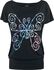 Camiseta Colourful Barbed Wire Butterfly