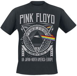 The Dark Side Of The Moon - Tour 1972, Pink Floyd, Camiseta