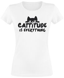 Cattitude is everything, Tierisch, Camiseta