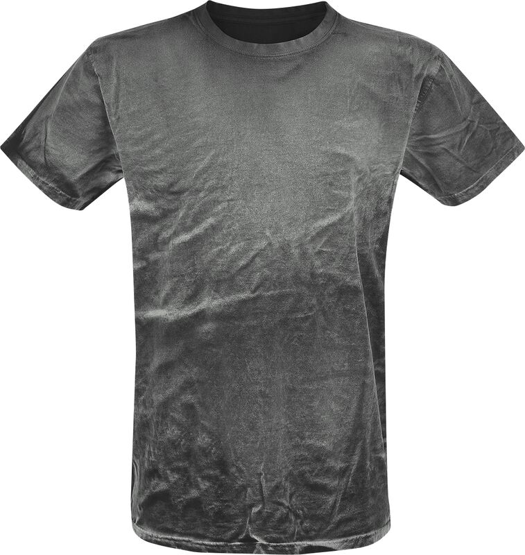 Camiseta Negra spray lavado