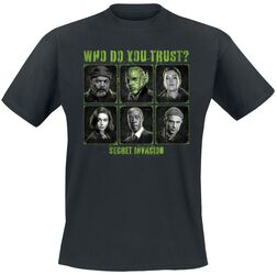 Who do you trust?, Secret invasion, Camiseta