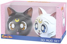Luna and Artemis -  Moon Cats, Sailor Moon, Taza